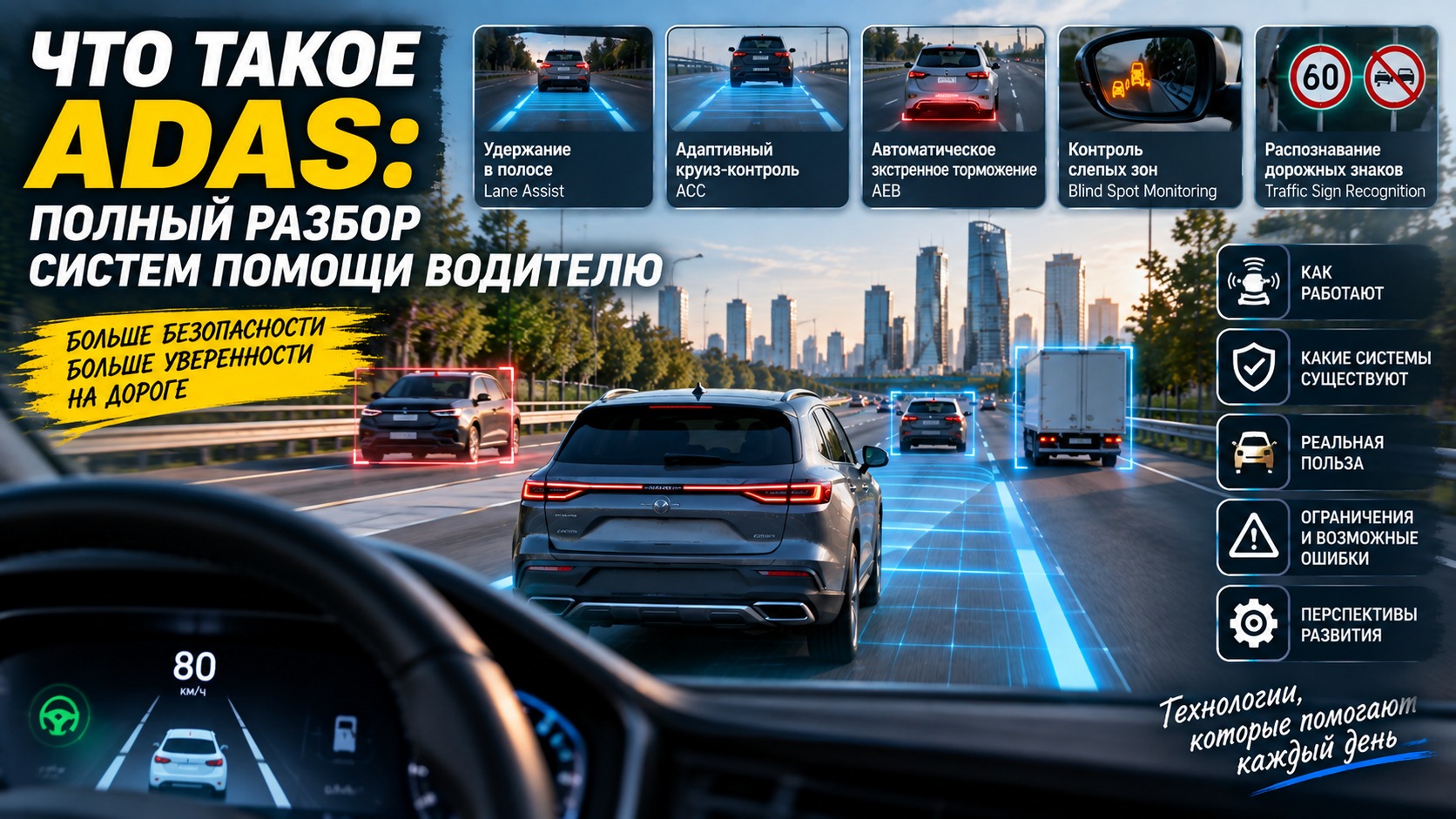Что такое ADAS: полный разбор систем помощи водителю