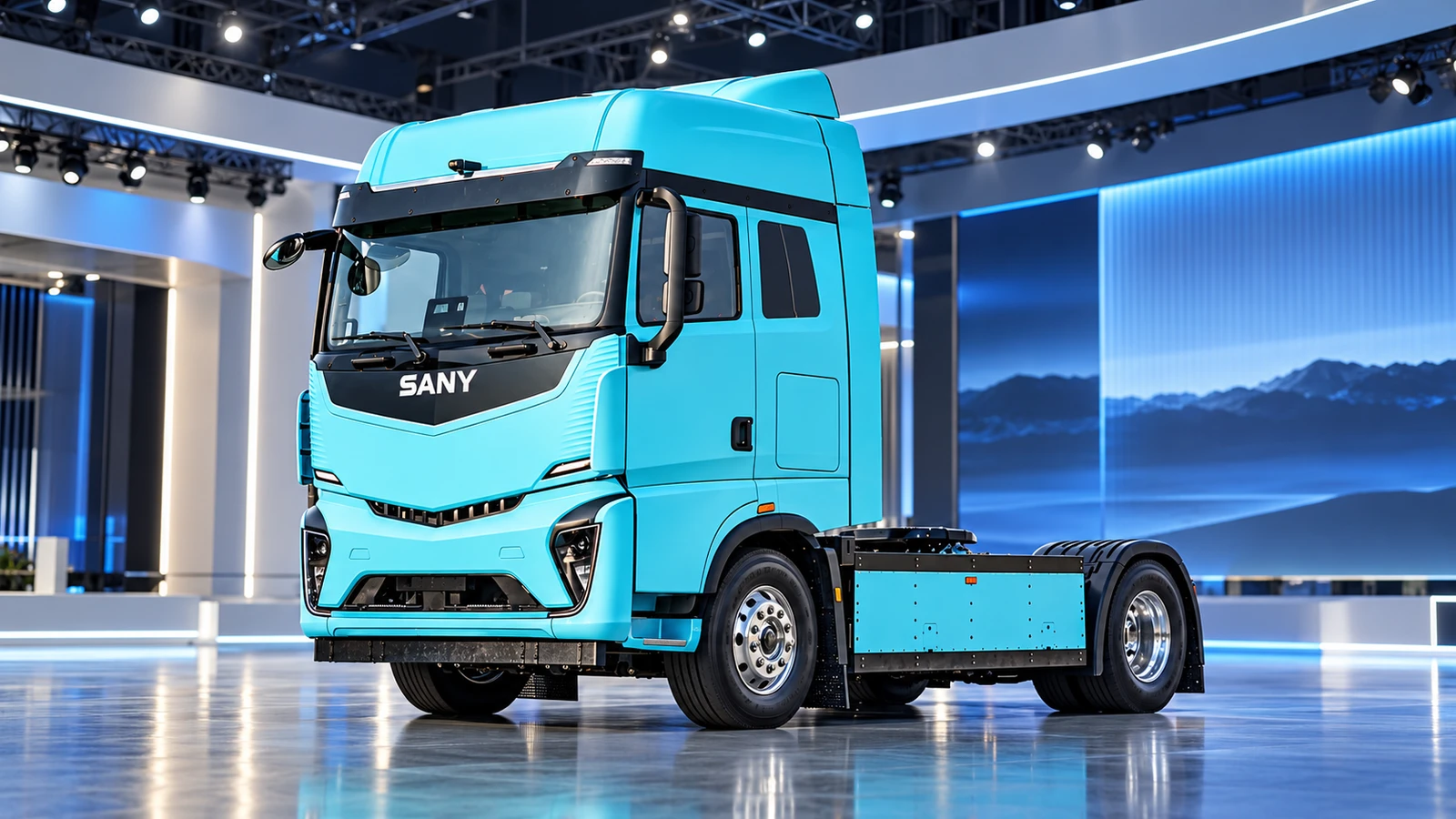 SANY e263 S — сгенерированная иллюстрация по официальному образцу