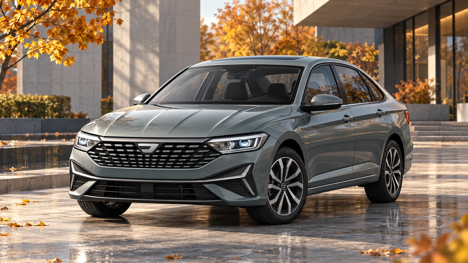 Jetta VA7 — внешний вид. Сгенерированная иллюстрация