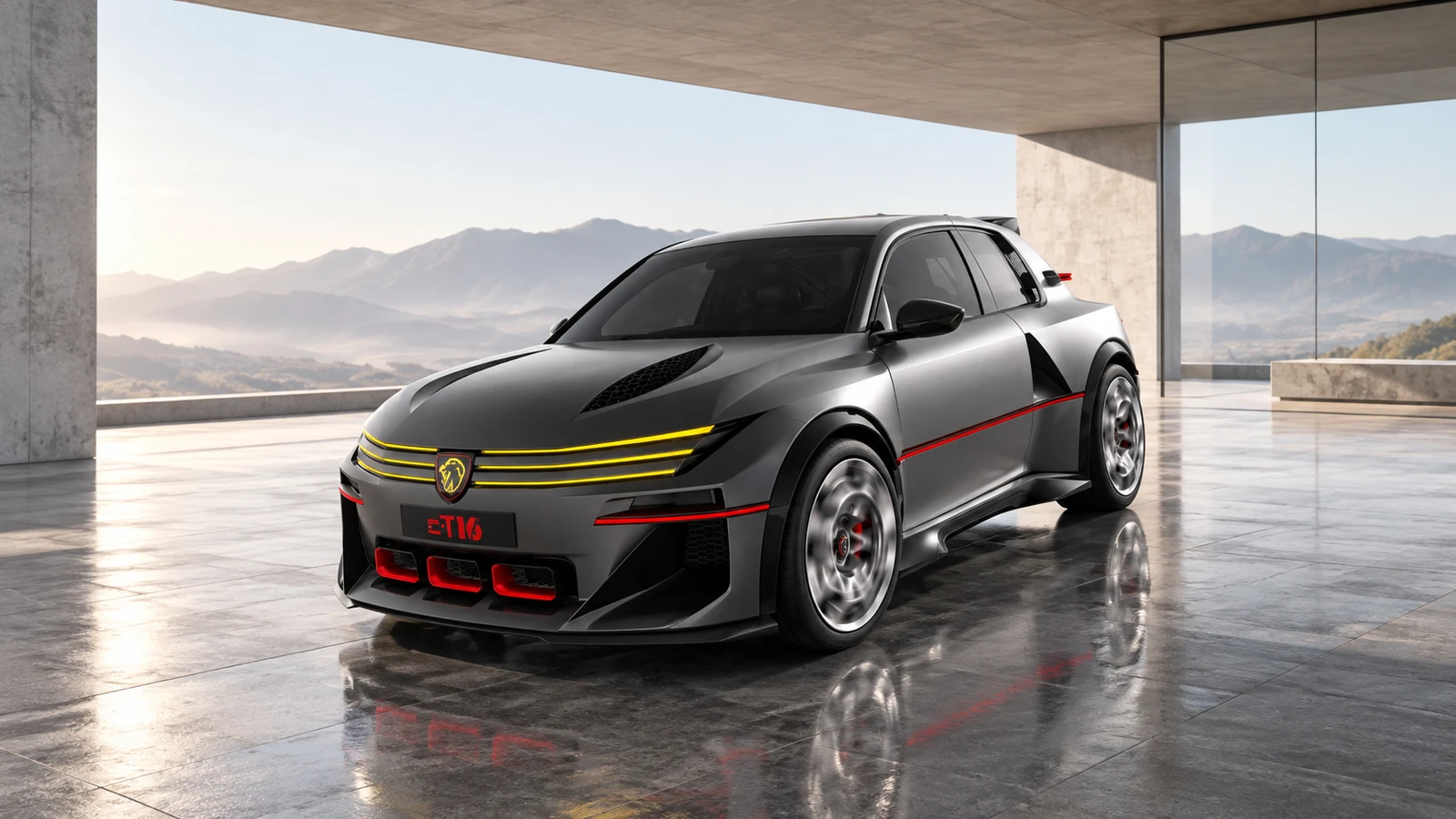 Peugeot E-T16 Concept — внешний вид
