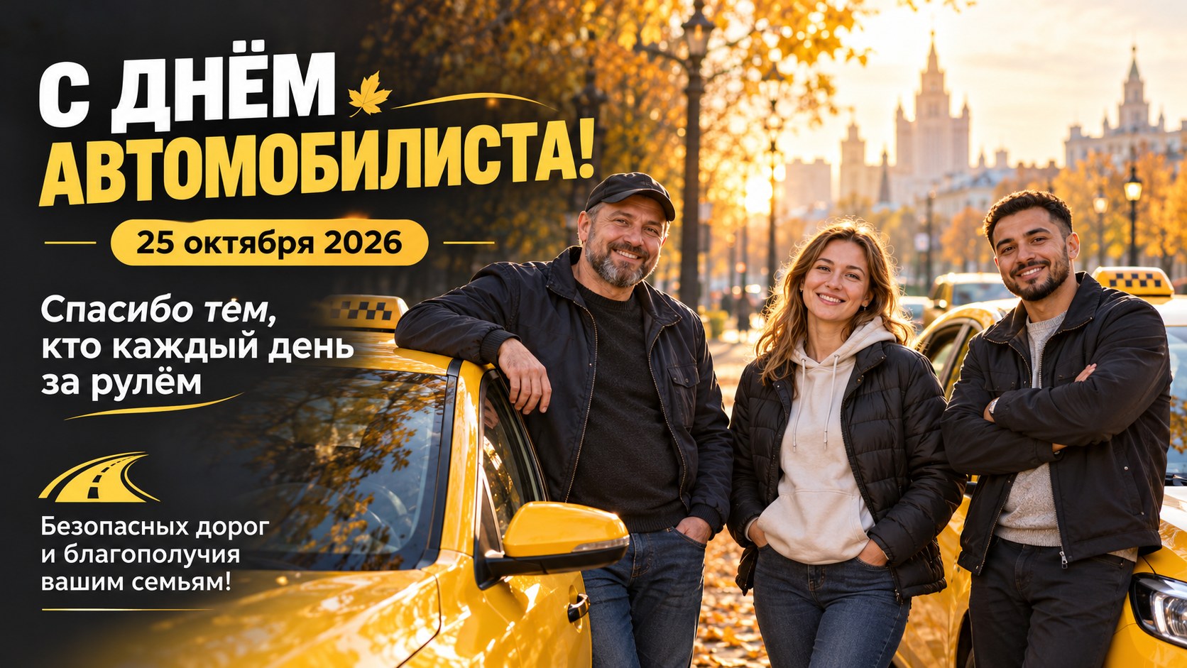 25 октября — День автомобилиста: профессиональный праздник отмечают и водители такси