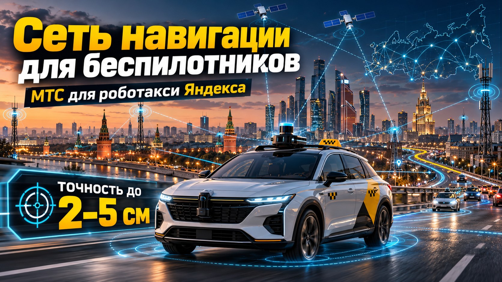 МТС построила для автономных машин «Яндекса» сеть навигации: что известно о роботакси